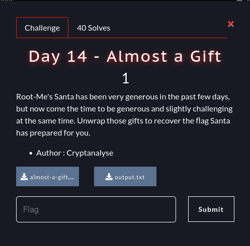 challenge